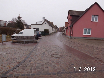 Natursteinpflaster, Klinker, Wasserstrae in Wolgast